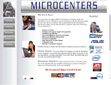 Tablet Screenshot of microcenters.net